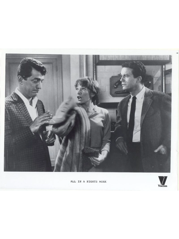 All in a Night's Work Press Publicity Photo Dean Martin Shirley MacLaine Film