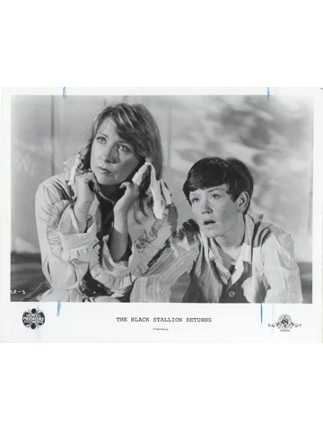 Black Stallion Returns Press Publicity Photo Kelly Reno Teri Garr Movie Film