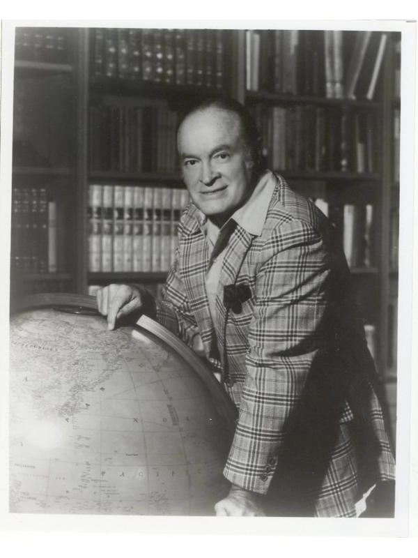 Bob Hope Press Publicity Photo Headshot World Globe USO Movie Film TV
