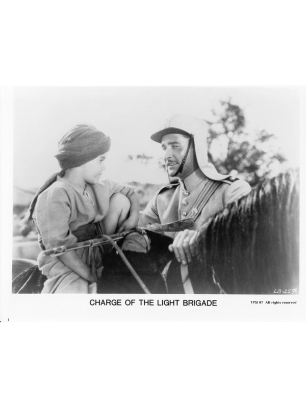 Charge of the Light Brigade Errol Flynn Scotty Beckett Press Photo 1936