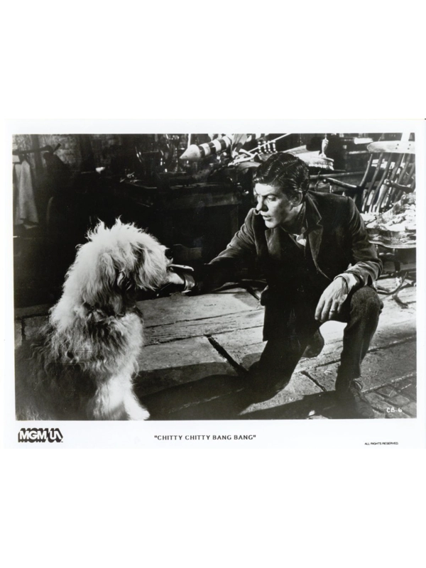Chitty Chitty Bang Bang Dick Van Dyke Edison Dog Press Photo Movie Still