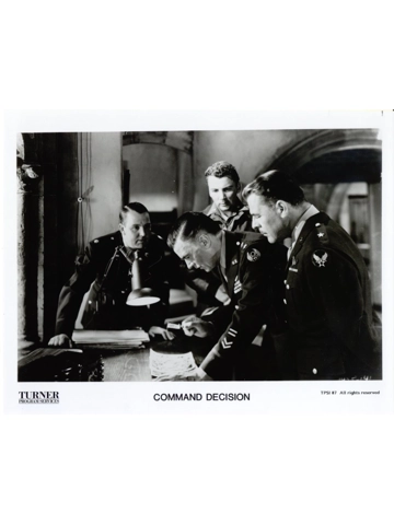 Command Decision Walter Pidgeon Cameron Mitchell Brian Donlevy Press Photo Movie