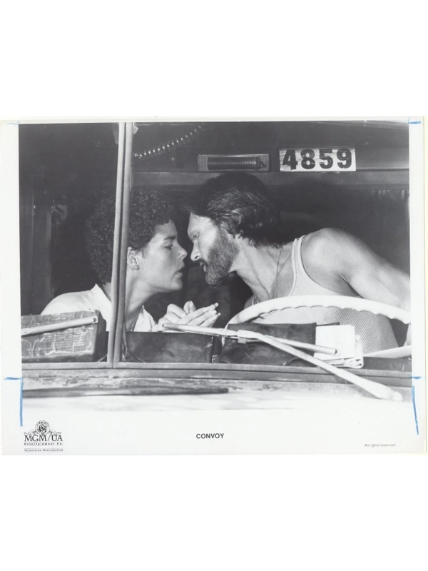 Convoy Press Publicity Photo Kris Kistofferson Ali MacGraw Sam Peckinpah Movie