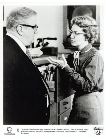 Crisis at Central High Charles Durning Joanne Woodward Press Photo Movie