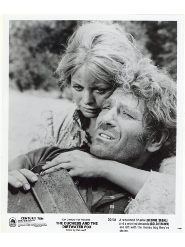 Duchess and the Dirtwater Fox Press Publicity Photo George Segal Godlie Hawn