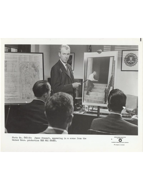 FBI Story Press Publicity Photo James Jimmy Stewart #3 Movie Film
