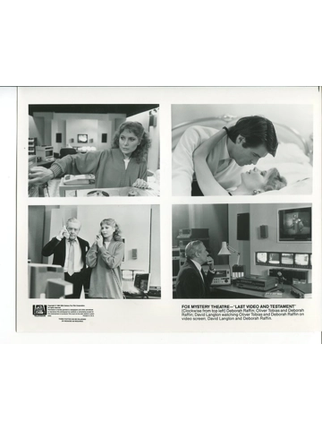 Fox Mystery Theatre Last Video & Testament Deborah Raffin Press Photo TV Movie