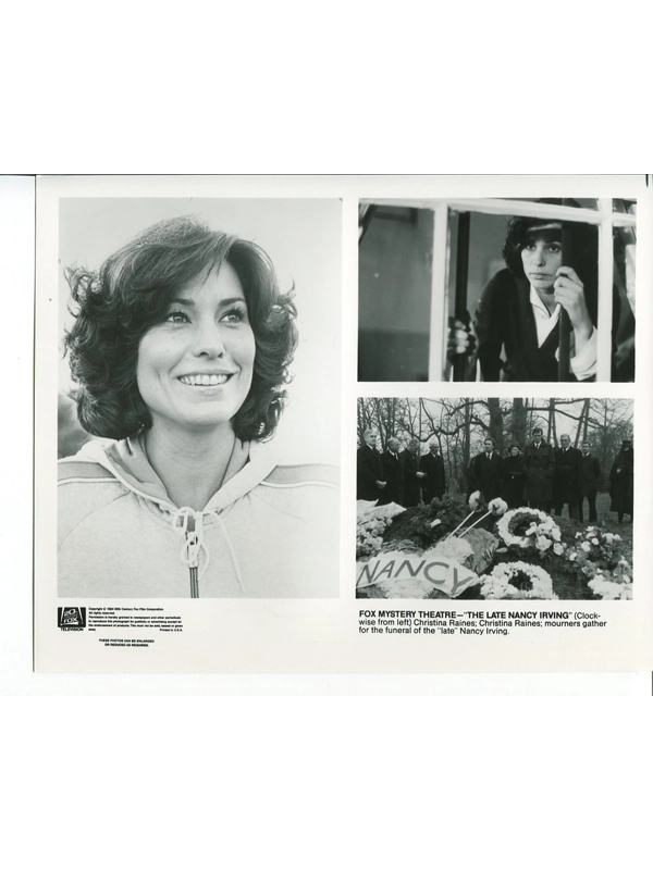 Fox Mystery Theatre Late Nancy Irving Press Photo Christina Raines TV Movie