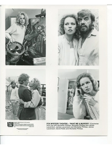 Fox Mystery Theatre Paint Me a Murder Press Photo Michelle Phillips TV Movie