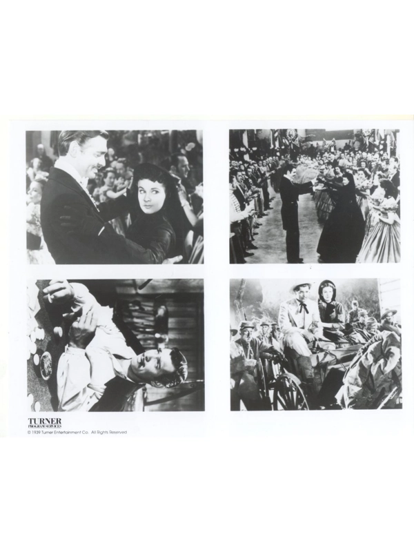 Gone With the Wind Clark Gable Vivian Leigh 4-Up Press Promo Photo Movie Still
