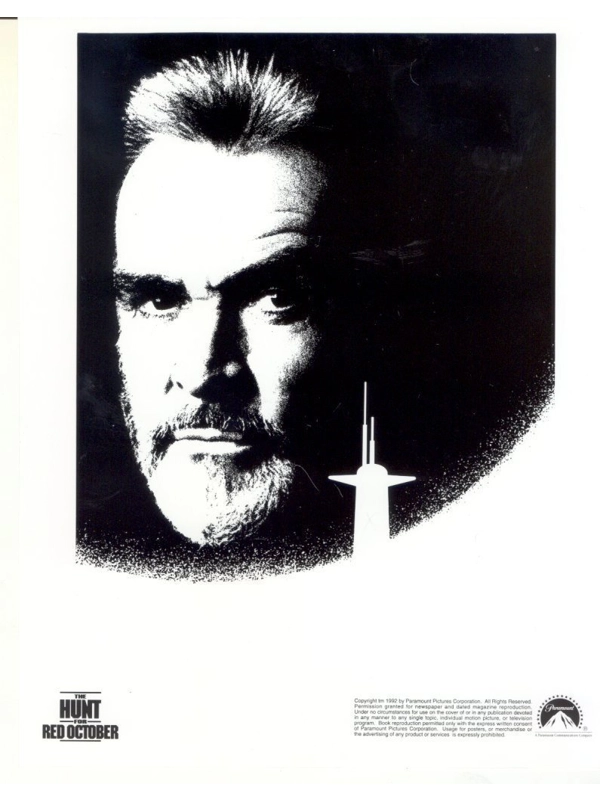 Hunt for Red October Sean Connery Poster Art Press Photo Movie