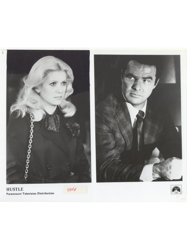 Hustle Press Publicity Photo Burt Reynolds Catherine Deneuve Movie Film