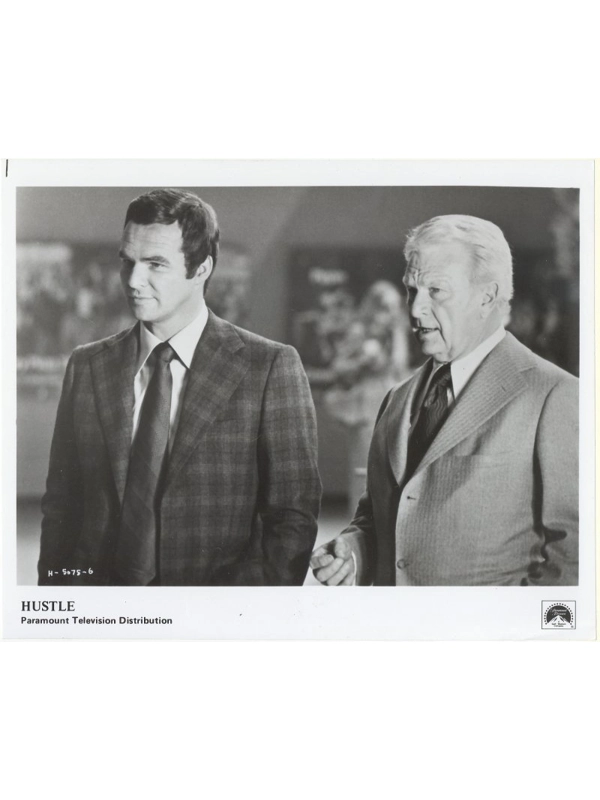 Hustle Press Publicity Photo Burt Reynolds Eddie Albert Movie Film