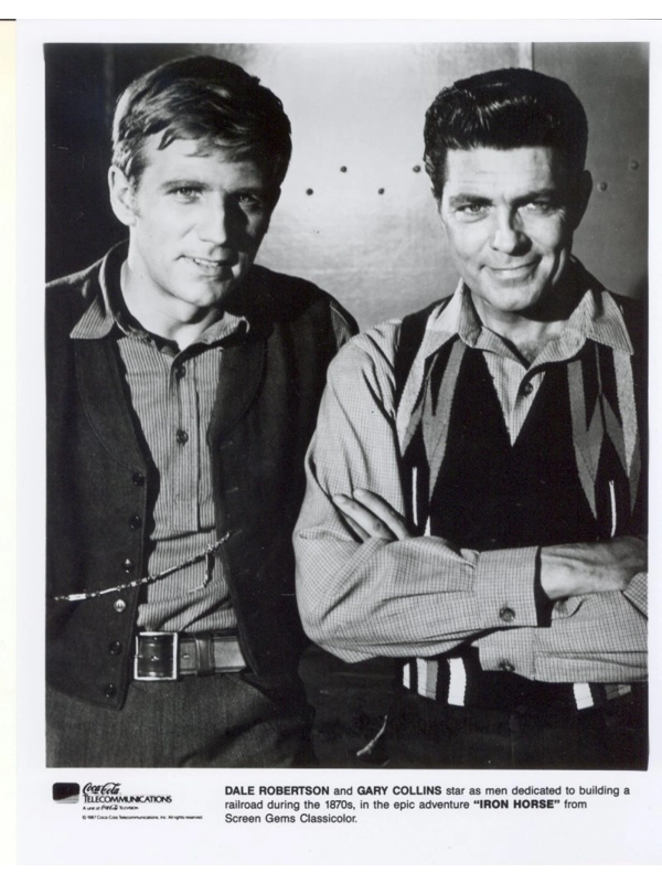Iron Horse Dale Robertson Gary Collins Press Photo Movie TV Series