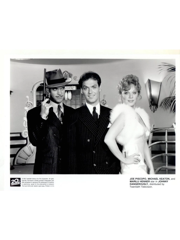 Johnny Dangerously Michael Keaton Marilu Henner Joe Piscopo Press Photo Movie