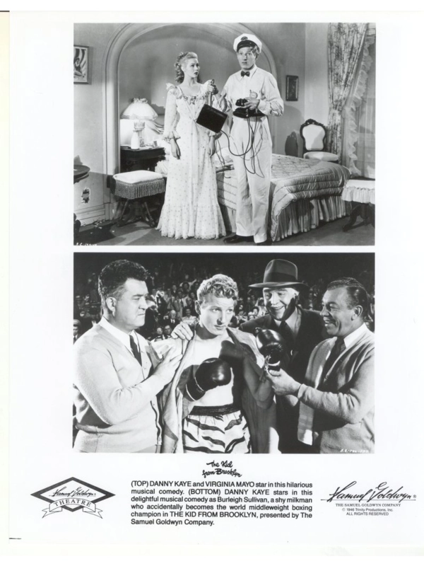 Kid From Brooklynn Danny Kaye Virginia Mayo Press Publicity Photo Movie