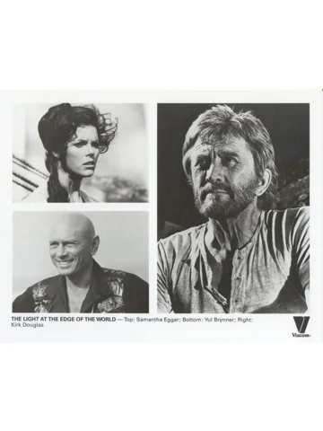 Light at the Edge of the World Yul Brynner Samantha Eggar Douglas Press Photo