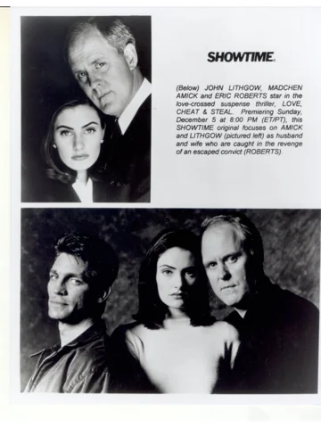 Love Cheat and Steal John Lithgow Madchen Amick Eric Roberts Press Photo Movie