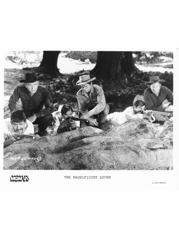 Magnificent Seven Yul Brynner Charles Bronson MGM/UA Press Photo Movie