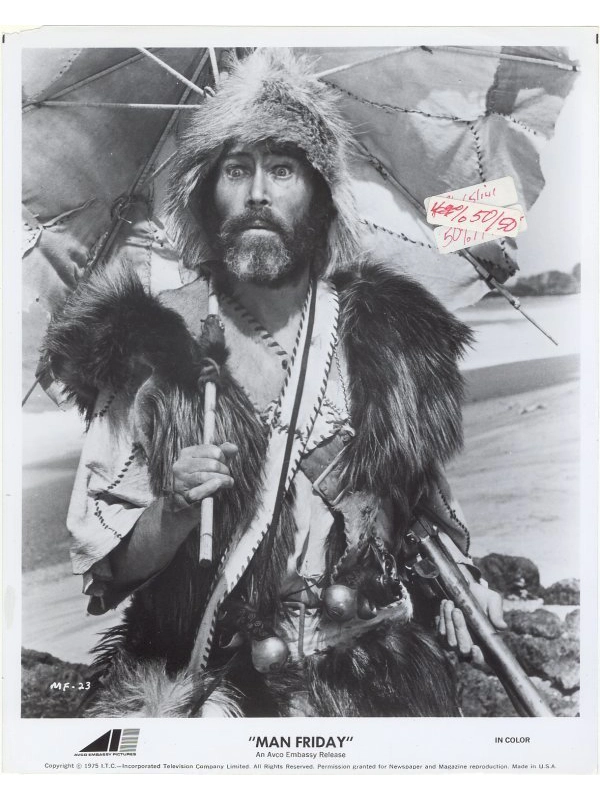 Man Friday Press Publicity Photo Peter O'Toole Movie Film