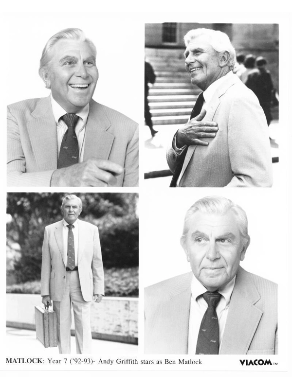 Matlock Andy Griffith Press Publicity Promo Photo #3 TV Year 7