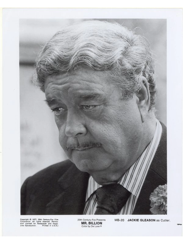 Mr Billion Press Publicity Photo Jackie Gleason Film Movie Theatrical Release