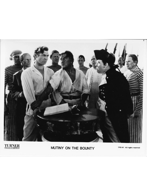 Mutiny on the Bounty Cary Grant Charles Laughton Press Promo Publicity Photo
