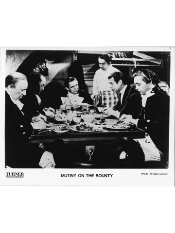 Mutiny on the Bounty Ensemble Cary Grant Charles Laughton Press Promo Photo