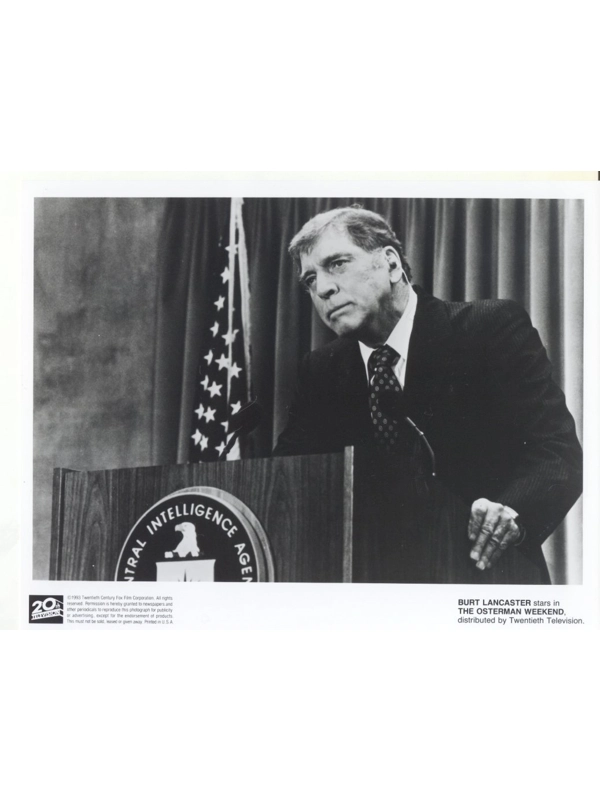 Osterman Weekend Burt Lancaster Press Promo Publicity Photo Movie Film