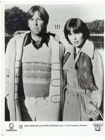 President's Mistress Beau Bridges Karen Grassle Press Publicity Photo TV Movie