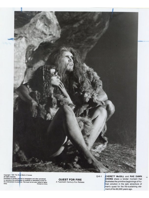 Quest for Fire Press Publicity Photo Rae Dawn Chong Everett McGill Film Movie