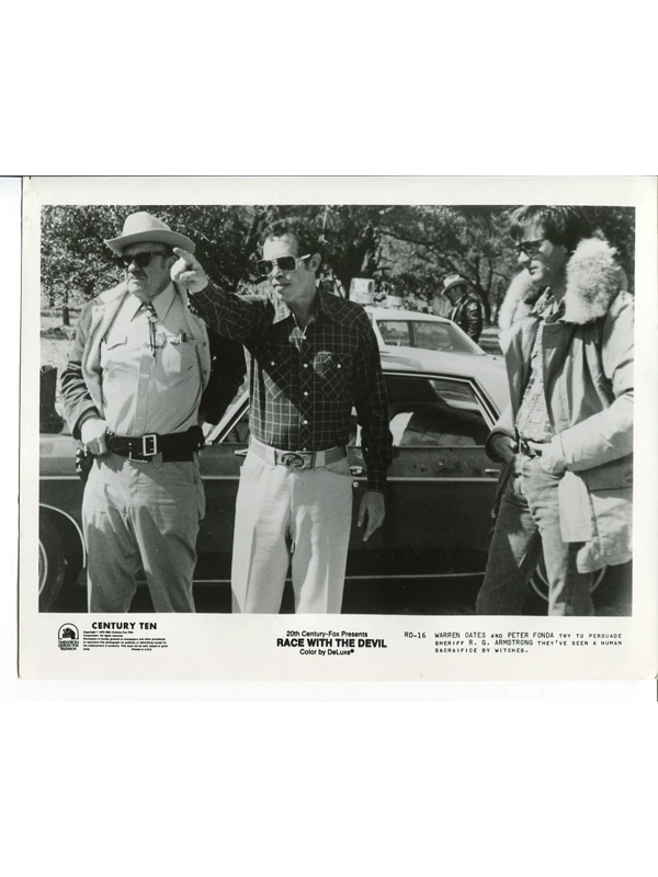 Race With the Devil Press Photo Peter Fonda Warren Oates Cult Movie 1975 Occult