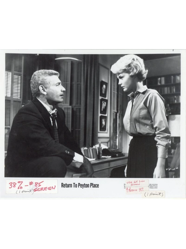 Return to Peyton Place Press Publicity Photo Jeff Chandler Carol Lynley Film