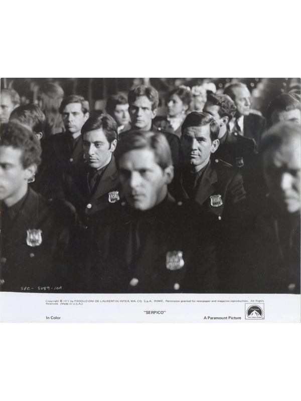 Serpico Press Publicity Photo Al Pacino Cop Ensemble Film Movie Theatrical Relea
