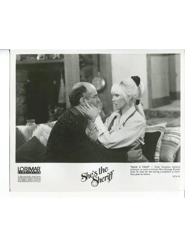 She's the Sheriff Press Photo Suzanne Somers George Wyner 1987 TV Movie