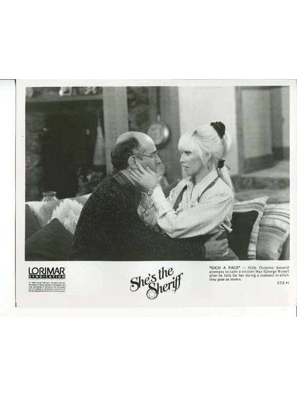 She's the Sheriff Press Photo Suzanne Somers George Wyner 1987 TV Movie