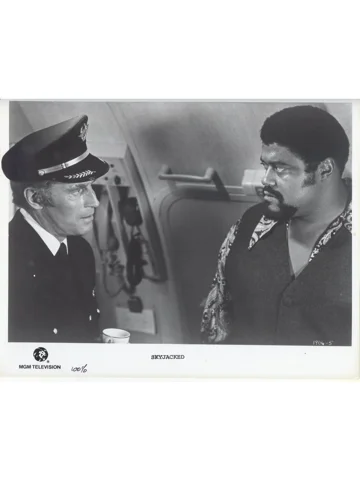 SkyJacked Press Publicity Photo Charlton Heston Rosey Greer Film Movie Cult
