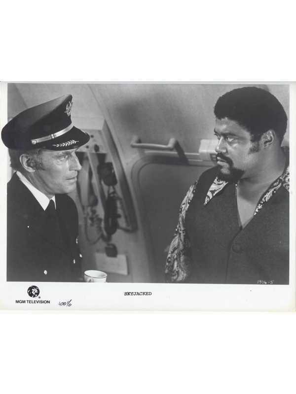 SkyJacked Press Publicity Photo Charlton Heston Rosey Greer Film Movie Cult