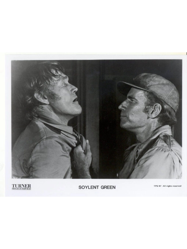 Soylent Green Charlton Heston Chuck Connors Press Promo Photo Film Movie
