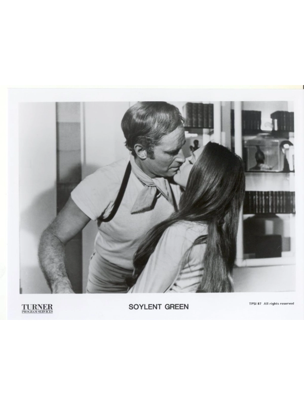 Soylent Green Charlton Heston Leigh Taylor-Young Press Promo Photo Film Movie