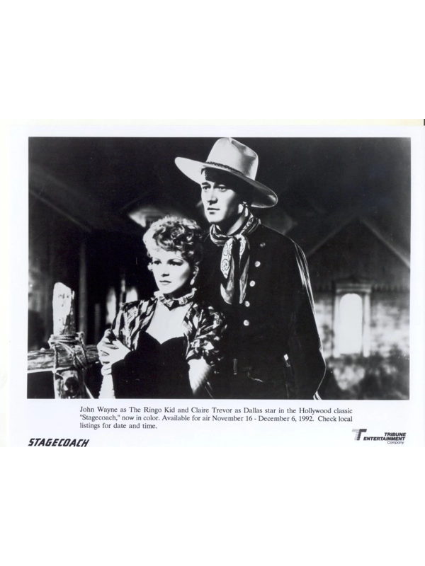 Stagecoach John Wayne Claire Trevor Press Promo Publicity Photo Film Movie