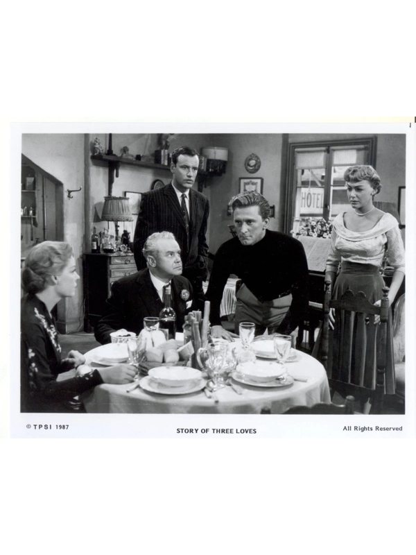 Story of Three Loves Kirk Douglas Press Promo Photo Publicity Film Movie