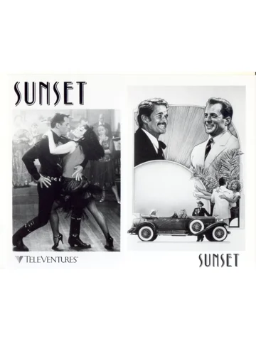 Sunset James Garner Bruce Willis Press Publicity Promo Photo #2 Film