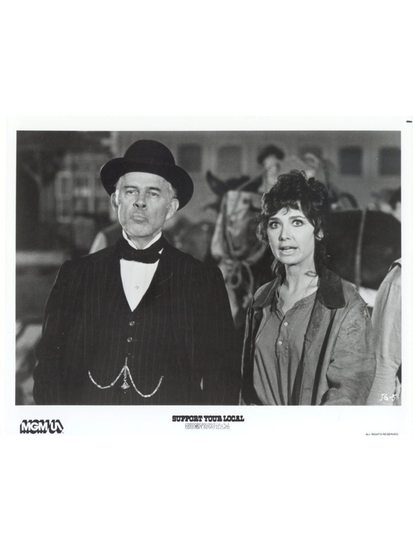 Support Your Local Gunfighter Harry Morgan Suzanne Pleshette Press Promo Photo