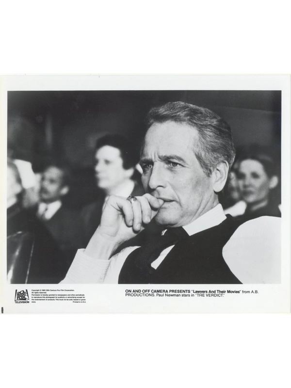 The Verdict Press Publicity Photo Paul Newman Lawyers and Movies Film Movie