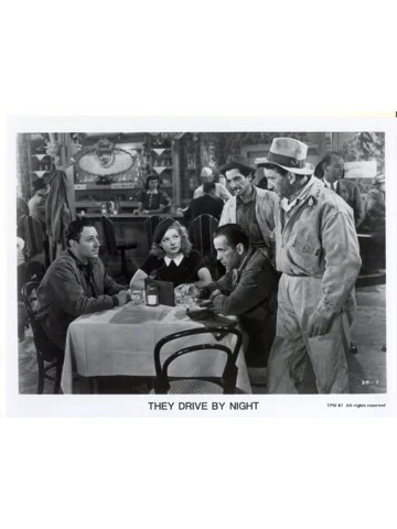 They Drive By Night Humphrey Bogart Ann Sheridan Press Promo Photo