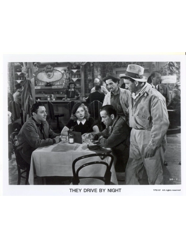 They Drive By Night Humphrey Bogart Ann Sheridan Press Promo Photo