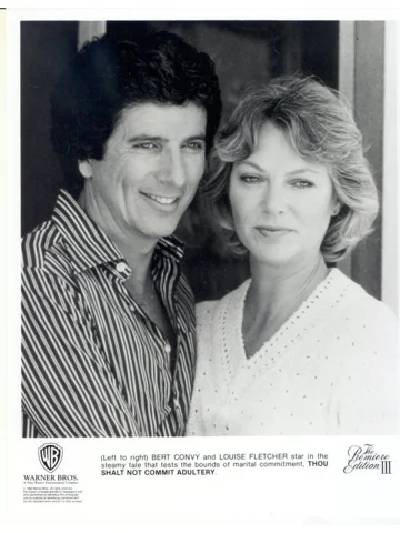 Thou Shalt Not Commit Adultry Louse Fletcher Bert Convy Press Promo Photo Film