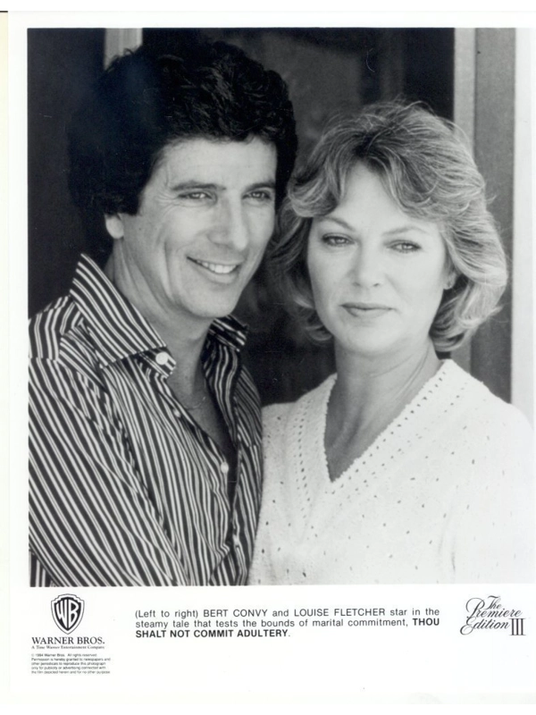 Thou Shalt Not Commit Adultry Louse Fletcher Bert Convy Press Promo Photo Film