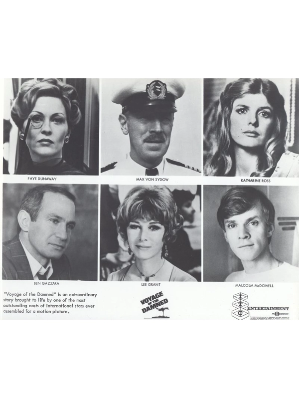 Voyage of the Damned Press Publicity Photo Faye Dunaway Max Von Sydow Malcolm Mc